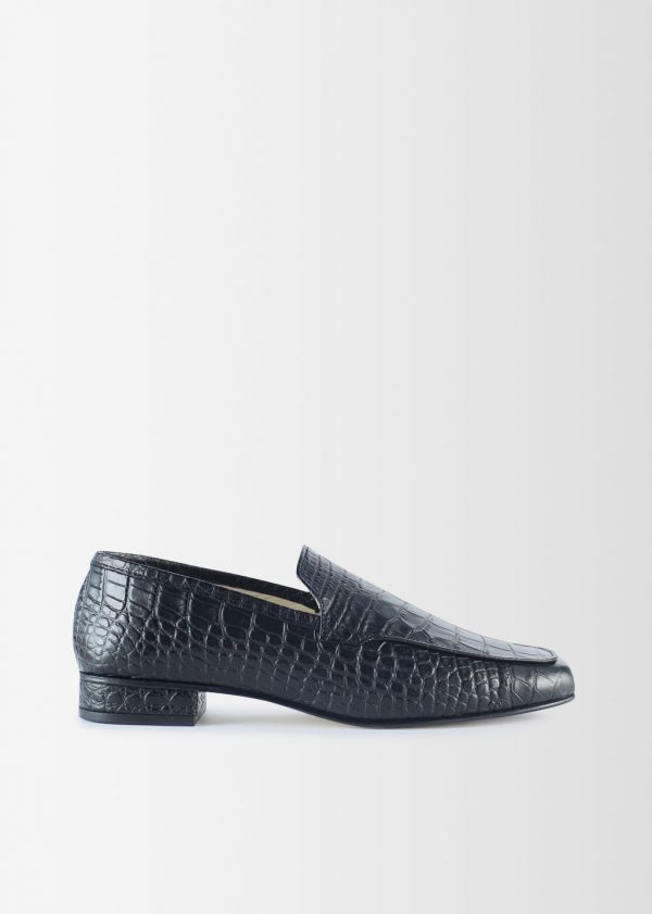 Auprès shoes Amadeo Noir Croc